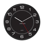 Afbeelding van Unilux Mega wandklok | kunststof | zwart | 57,5 cm | UNI400094568