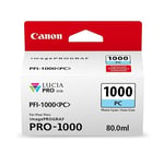 Afbeelding van Canon PFI-1000PC inktcartridge foto cyaan (origineel) | CANPFI-1000PC