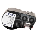 Afbeelding van Brady M4C-1000-595-RD-WT vinyl labels wit op rood | 25,40 mm x 7,62 m (origineel) | BRAM4C-1000-595-RD-WT