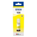 Afbeelding van Epson 106 inktfles geel (origineel) | EPS106Y