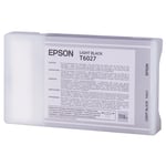 Afbeelding van Epson T6027 inktcartridge licht zwart (origineel) | EPST602700