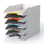 Afbeelding van Durable Varicolor brievenbak | middel hoog | wit/gekleurd | 5 stuks | DUR770427