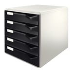 Afbeelding van Leitz 5280 ladeblok | zwart | 5 laden | LEI52800095