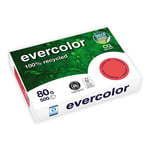 Afbeelding van Clairefontaine Evercolor gerecycled papier | rood | A4 | 80 gr. | 500 vel | CLA40029C