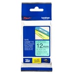 Afbeelding van Brother TZe-731 tape zwart op groen 12mm x 8m (origineel) | BROTZE731
