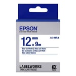 Afbeelding van Epson LK-4WLN standard tape blauw op wit 12mm (origineel) | EPSLK-4WLN