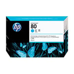 Afbeelding van HP C4846A nr. 80 inktcartridge cyaan hoge capaciteit (origineel) | HPC4846A