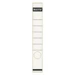 Afbeelding van Leitz 1648 rugetiketten | wit | zelfklevend | smal | 39 mm x 285 mm | 10 etiketten | LEI16480001