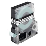 Afbeelding van Epson LC-4TBN9 tape zwart op transparant 12 mm (9m) | EPSC53S625407