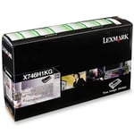 Afbeelding van Lexmark X746H1KG toner cartridge zwart hoge capaciteit (origineel) | LEXX746H1KG