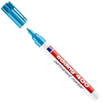 Afbeelding van Edding 400 permanent marker | lichtblauw | ronde punt | 1 mm | EDD4-400010