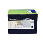 Afbeelding van Lexmark 24B5590 toner cartridge zwart (origineel) | LEX24B5590