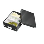 Afbeelding van Leitz 60570095 kleine sorteerdoos | polypropyleen | zwart | LEI60570095