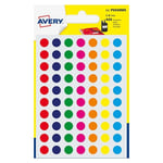 Afbeelding van Avery zweckform PSA08MX markeringspunten | 8 mm | mix | 420 etiketten | AVEAV-PSA08MX
