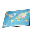 Afbeelding van Esselte 32187 bureauonderlegger | wereldkaart bedrukking | ESS32187