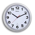 Afbeelding van Maul MAULstep radiogestuurde wandklok | kunststof | grijs | 30 cm | MAU9053095