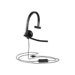 Afbeelding van Logitech H570e mono bekabelde headset | USB | zwart | LOG981-000571