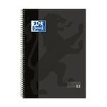 Afbeelding van Oxford 400050189 Classic collegeblok | A4+ | gelinieerd | zwart | 80 vel | OXF400050189