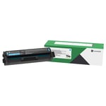 Afbeelding van Lexmark C342XC0 toner cartridge cyaan extra hoge capaciteit (origineel) | LEXC342XC0