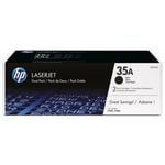 Afbeelding van HP 35AD (CB435AD) toner cartridge zwart 2 stuks (origineel) | HPCB435AD