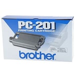 Afbeelding van Brother PC-201 printcassette met donorrol (origineel) | BROPC201