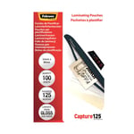 Afbeelding van Fellowes lamineerhoes | glanzend | 54 x 86 mm | 2x125 micron | 100 stuks | FEL5306302