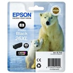 Afbeelding van Epson T2631 nr. 26XL inktcartridge foto zwart hoge capaciteit (origineel) | EPST2631