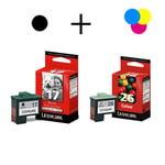 Afbeelding van Lexmark Bundel 17 (Zwart) en 26 (Kleur) | LEXB-17-26