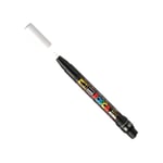 Afbeelding van POSCA brush PCF-350 verfmarker | wit | penseel punt | 1 mm | POSPCF350BL
