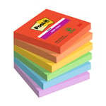 Afbeelding van 3M Post-It super sticky | 76 x 76 mm | Playful | 6 x 90 vel | 3M7100258795
