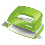 Afbeelding van Leitz 5060 WOW mini perforator | metaal | groen | 2-gaats | tot 10 vel | LEI50601054