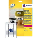 Afbeelding van Avery Zweckform L4778-20 weerbestendige etiketten | 45,7 mm x 21,2 mm | 960 etiketten | AVEL4778-20
