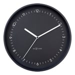 Afbeelding van NeXtime Berlin wandklok | aluminium | zwart | 30 cm | NE-3305ZW