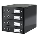 Afbeelding van Leitz 6049 ladeblok | zwart | 4 laden | LEI60490095