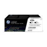 Afbeelding van HP 410X (CF410XD) toner cartridge zwart hoge capaciteit 2 stuks (origineel) | HPCF410XDBK2X