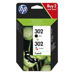 Afbeelding van HP X4D37AE nr. 302 zwart en kleur (origineel) | HPX4D37AE