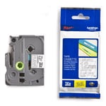 Afbeelding van Brother TZe-135 tape wit op transparant 12mm x 8m (origineel) | BROTZE135