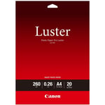 Afbeelding van Canon LU-101 luster fotopapier | glanzend | A4 | 260 gr. | 20 vel | CAN6211B006