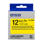 Afbeelding van Epson LK-4YBVN tape zwart op geel 12 mm (origineel) | EPSC53S654042