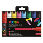 Afbeelding van Posca PC-8K verfmarkerset basis | 8 mm | 8 stuks | POSPC8M8B