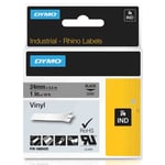Afbeelding van DYMO 1805425 IND Rhino tape vinyl zwart op grijs 24mm (origineel) | DYM1805425