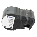 Afbeelding van Brady M5-30-428 gemetalliseerde polyester labels zwart op lichtgrijs | 38,10 mm x 19,05 mm (origineel) | BRAM5-30-428
