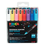 Afbeelding van POSCA PC-1MR verfmarkerset | 0,7 mm | rond | 16 stuks | POSPC1MR/16