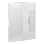 Afbeelding van Esselte 6240 Vivida documentenbox | A4 | polypropyleen | transparant zwart | 47mm | 380 vel | ESS624050