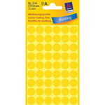 Afbeelding van Avery Zweckform 3144 markeringspunten | 12 mm | geel | 270 etiketten | AVE3144