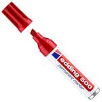 Afbeelding van Edding 500 permanent marker | rood | beitelvormige punt | 2-7 mm | EDD4-500002