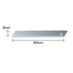 Afbeelding van Olfa AB-10 reserve afbreekmes | 9 mm | 10 stuks | OLFAB-10