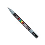 Afbeelding van POSCA PC-3M verfmarker | grijs | ronde punt | 0,9 - 1,3 mm | POSPC3MG
