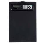 Afbeelding van Maul 2325490 klembord met rekenmachine | A4 staand | kunststof | zwart | MAU2325490