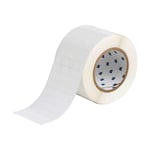 Afbeelding van Brady THT-5-533-10 label verwijderbaar polyester glanzend wit 25,40 x 12,70 mm (origineel) | BRATHT-5-533-10